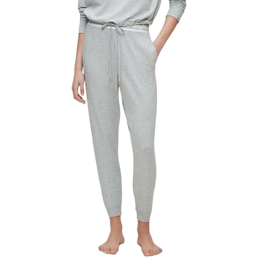 Calvin Klein Women's CK One Jogger Sweatpants - QS6429 Heather Gray